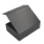 Import Custom Magnetic Closure Matt Lamination Folding Paper Gift Boxes With Glossy Black UV Coating Logo from China