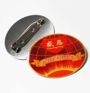 custom metal badge print from print factory directly