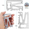 Custom Multi-Tool Credit Card 42 In 1 Multitool Stainless Steel Outdoor Tool with Can Bottle Opener for men