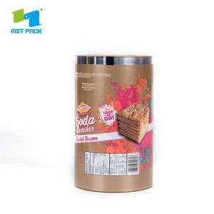 Custom Printed Plastic Film Food Packaging Roll Film Snack Packing Film