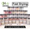 custom private label 2oz Acrylic dip powder nail system with dipping liquid nail glue