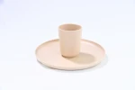 Custom Reusable Tableware Eco Bamboo Fiber Dinner Set