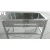 Import custom size 304 316 stainless steel 201double bowl drainboard kitchen sink from China