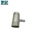 Import custom stainless steel casting fittings cnc machining brass metal parts aluminum square tube connector turning barbed fitting from China