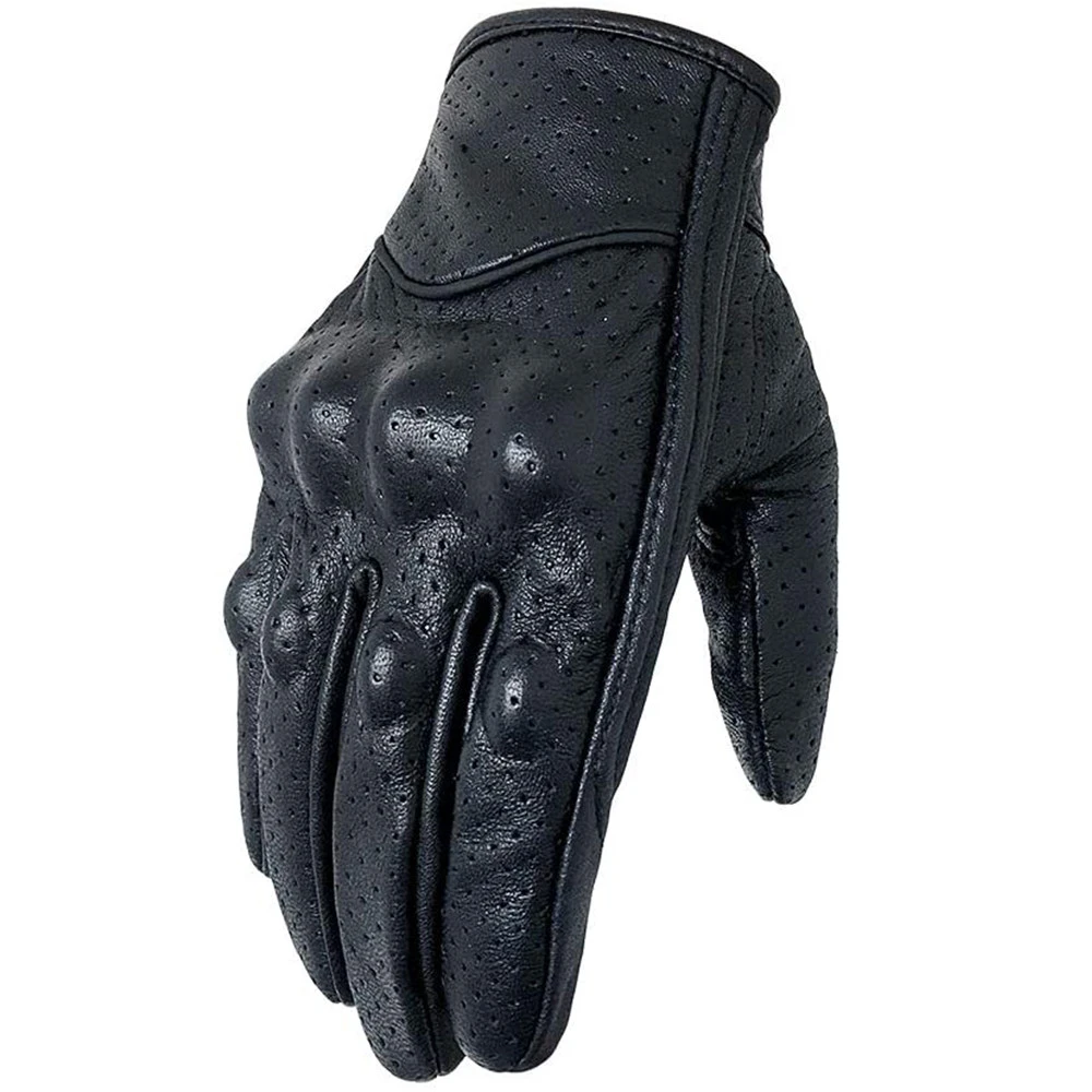 custom waterproof Motorbike Motocross glove Full Finger led touch screen 3d sport leather hand riding gloves motorcycle