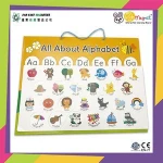 Customised Informative Teaching Resources hanging multi-color abcd Magnetic Board