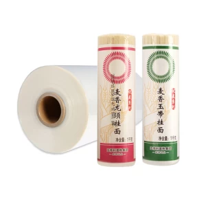 Customised Plastic Films Printable Noodles Packaging Film Heat Shrinkable Shrink Film Roll For Noodles