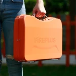 Customized briefcase portable folding BBQ camping charcoal grill portable bbq grill