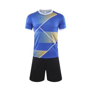 Customized design sublimation 100% polyester fiber jersey football jersey