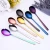 Import Customized Korea Spoon and Fork Colorful Long Handle Korean Kitchen Table Spoon Fork Set from China