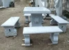 Customized marble tables and chairs used for stone garden  products