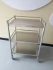 Customized professional Stainless steel CE medical dressing trolley