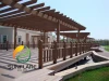 customized wpc pergola arches arbours pergolas with roof vintage outdoor garden gazebo