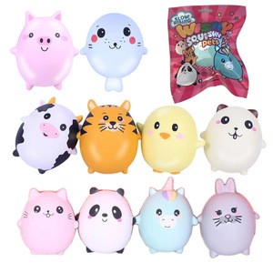 Cute Egg Puff Toys Wholesale Factory Sale Price Kawaii Squishy Stress Relief Toy