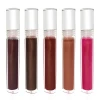 Cute matte round tube lip gloss 31 color multi color pearl custom label  lip glaze suppliers 2021hot selling