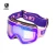 Cylinder snowboard polarized lens magnetic ski goggles with triple-layer sponge