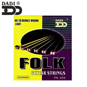 Dadi Musical string Instruments folk bronze wound 80/20 Coated Guitar Strings