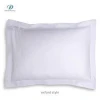 Deeda factory 100% cotton 200tc plain white hotel pillow case/pillow cover