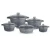 Import Die Casting Aluminium Non Stick Dessini 10Pcs Kitchen Cookware Set from China