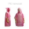 Different colors plastic raincoat disposable emergency rain gear rain Poncho Foldable Plastic Waterproof Transparent Rainwear