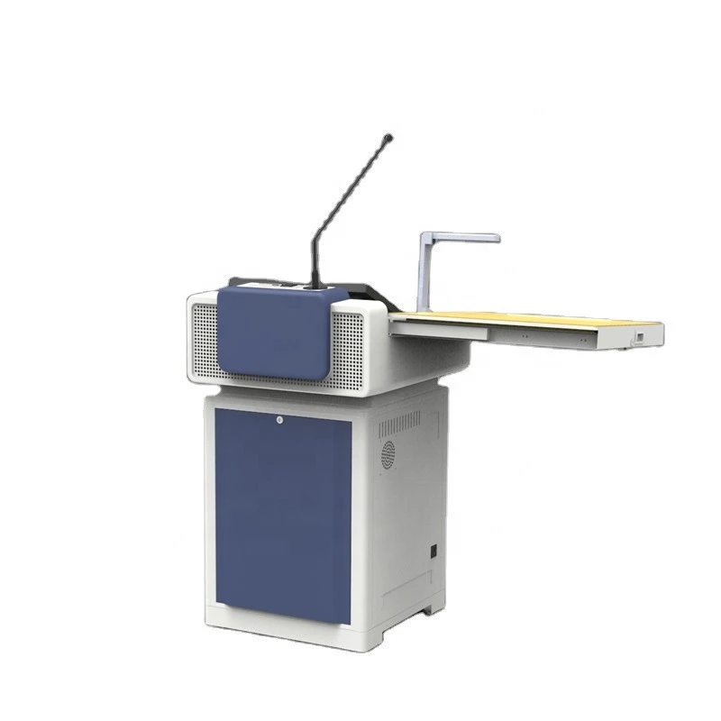 Digital Lectern with 21.5 Touch Screen; Smart Podium for Classroom; Educational Equipment in School Furniture