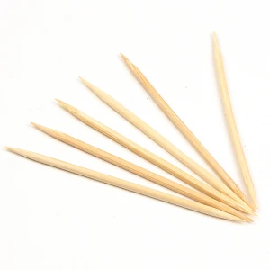 Disposable Cheap Safe High Quality Eco Friendly Bamboo Toothpick In Plastic Container