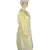 Import Disposable Isolation dental surgical PPE Equipment Yellow Patient Gown from China