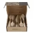 disposable organic eco-friendly hanging lunch salad sushi dinning home hotel restaurant use 300pcs wooden flatware set