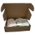 Import DIY Visible Kraft Corrugated Shoe Drawer Box from China