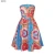 Import DK7016 african fashion designs ankara dress for women from China