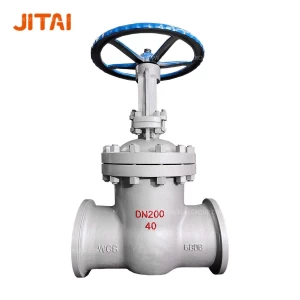 DN200 Hand Operated Cast Steel Butt Welded Gate Valve for Steam