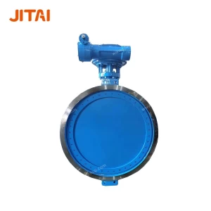 DN800 Gear Operated Wafer Type Metal Seat Butterfly Valve for Water
