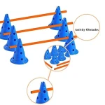 Dog Agility Training Kit with Jump Bar and Combined Obstacle Course Premium Pet Training Supplies Equipment