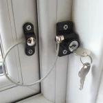 Door Window Limit Lock Safety Device Key Lock Child Kids Safe Limit Car Lock
