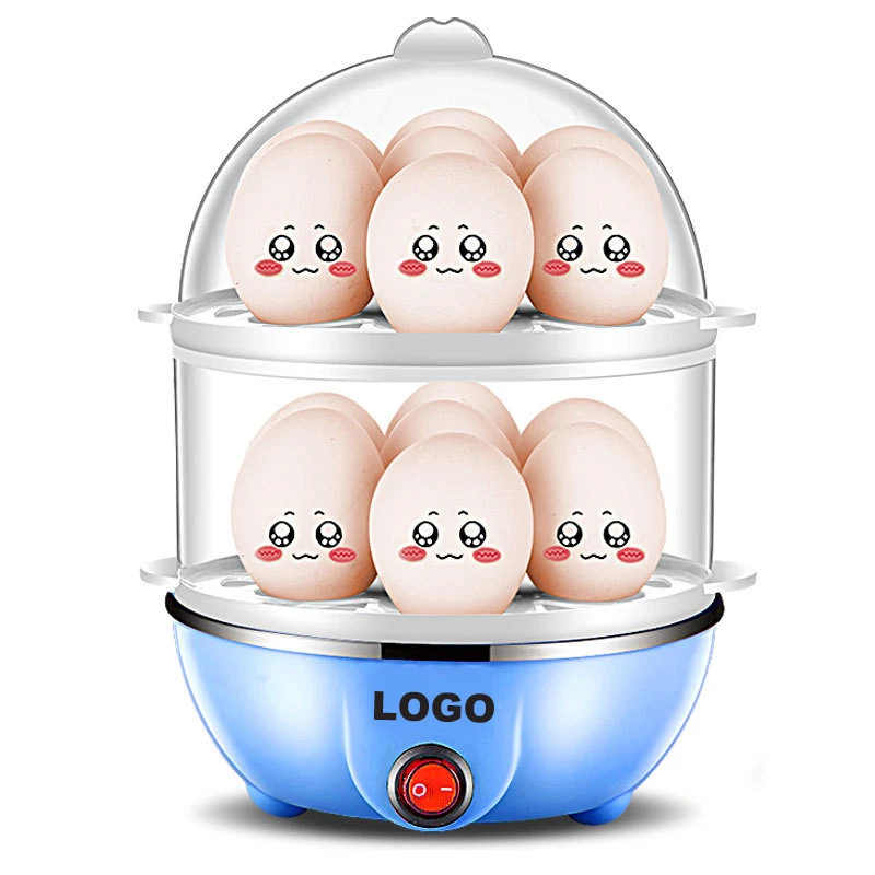 Double layer 14 egg Stainless steel steamer automatic power off home breakfast machine mini multi-function Machine Egg Boiler