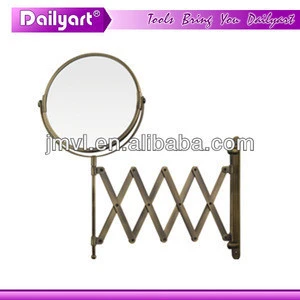 Double Vision Wall Extension Folding Bathroom mirror