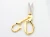 Import Dressmaker Sewing Stainless Steel Sharp Shears Tailor Fabric Sewing Gold Scissors from China