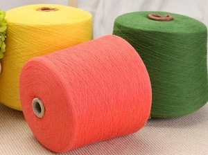 dyed recycled cotton yarn for weaving use