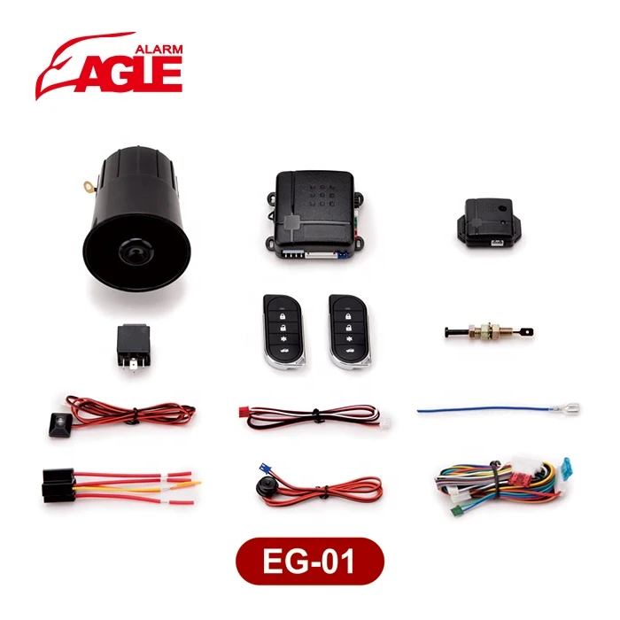 Eagle One Way Car Alarm System EG-01 with Anti-hijacking popular in South America