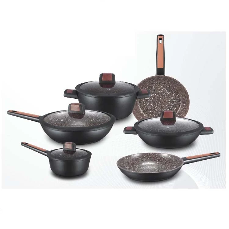 Eco-friendly Kitchen Cooking Pot Non Stick Cookware Set