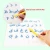 Import Educational magnatab magnetic drawing Board magpad arabic Alphabet letter tracing board for kids from China