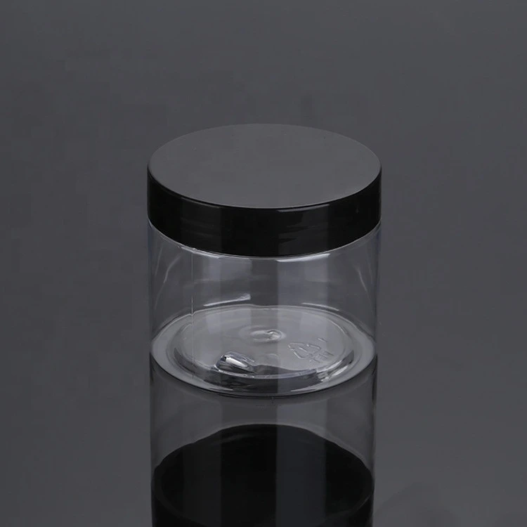 Elegant Cosmetic Container  Facial mask 30g 50g 100g 150g 250g 500g Clear PET Plastic lotion cream jar