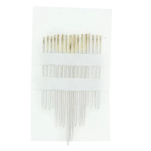Embroidery Punch Needle Point Stitch Kit  Needlework Home DIY Crafts Sewing Needles Gold Tail Needles Household Sundries