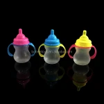 Empty Translucent Baby Nursing Bottle Candy Packaging Toys Plastic Storage