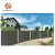 Import Euro Fireproof Black WPC Panel Fencing Post Design Waterproof Swimming Pool Garden Plastic Wood Composite Timber Privacy Fence from China