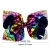 Import Europe and the United States popular super 8 inches of children sequinedhair band bows colorful PU leather fish scale headwear from China
