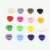 Import // Europe popular heart shape plastic buttons for coat // fancy plastic buttons for children clothing // BK-BUT595 from China