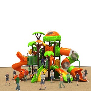 European Manufacturer Standard Amusement Park Toys Kids Outdoor Playground Equipment Combined Slide