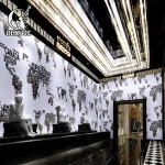 European Mural Painting Wall paper 3D Wallpaper Ceiling Wall Furniture Decoration Car Coating