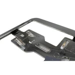 European Style License Plate Frame Bracket Holder & Multiple Mounting Points
